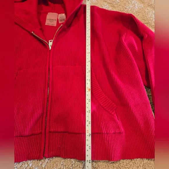 LSPACE x Anthropologie Jet Set Cropped Hoodie | Emboldened | Size M - Picture 8 of 8